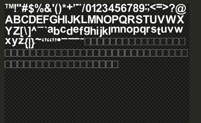 une police d’un jeu