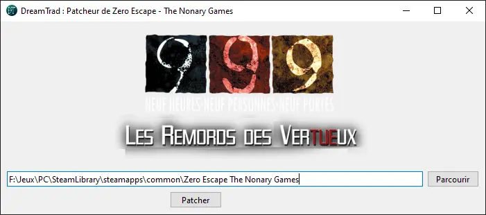Image logiciel pour patcher automatiquement