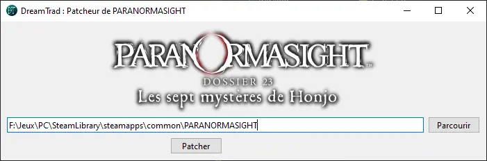 Image logiciel pour patcher automatiquement